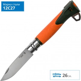 Нож OPINEL №12 EXPLORE, оранжевый 001974