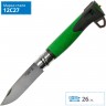 Нож OPINEL №12 EXPLORE, зеленый 001899