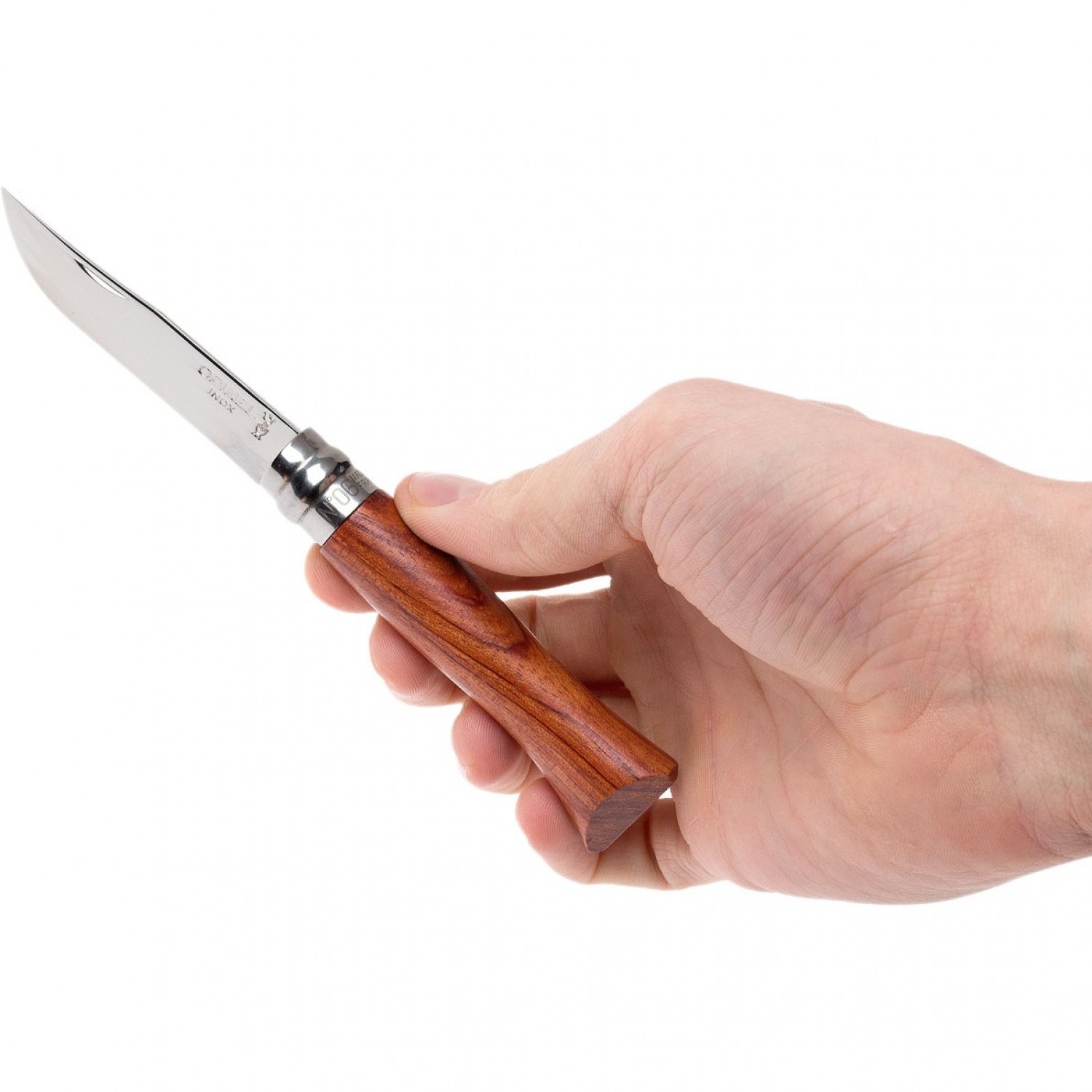 Нож OPINEL №6, нержавеющая сталь, рукоять дерево бубинга 226066