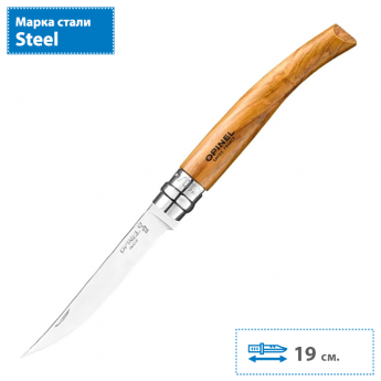 Нож складной OPINEL OLIVE EFFILE 10 New, филейный Нож складной OPINEL OLIVE EFFILE 10 New, филейный