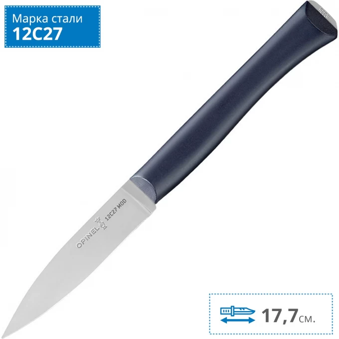 Нож столовый OPINEL, NEWINTEMPOR, деревянная ручка, нерж, сталь. 002223. Купить на Официальном Сайте OPINEL в России.