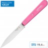 Нож столовый OPINEL №112, деревянная рукоять, блистер, нержавеющая сталь, розовый 002035
