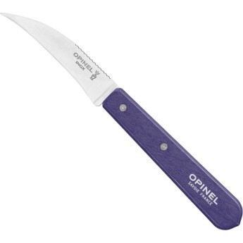Нож столовый Opinel №114, деревянная рукоять, блистер, нержавеющая сталь, фиолетовый
