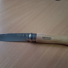 Нож OPINEL №9, нержавеющая сталь, рукоять из дерева бука 001083